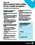 Get the Facts: What to expect when calling 911 for a health emergency