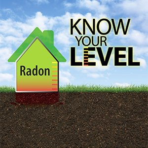 Radon - Know Your Level campaign graphic